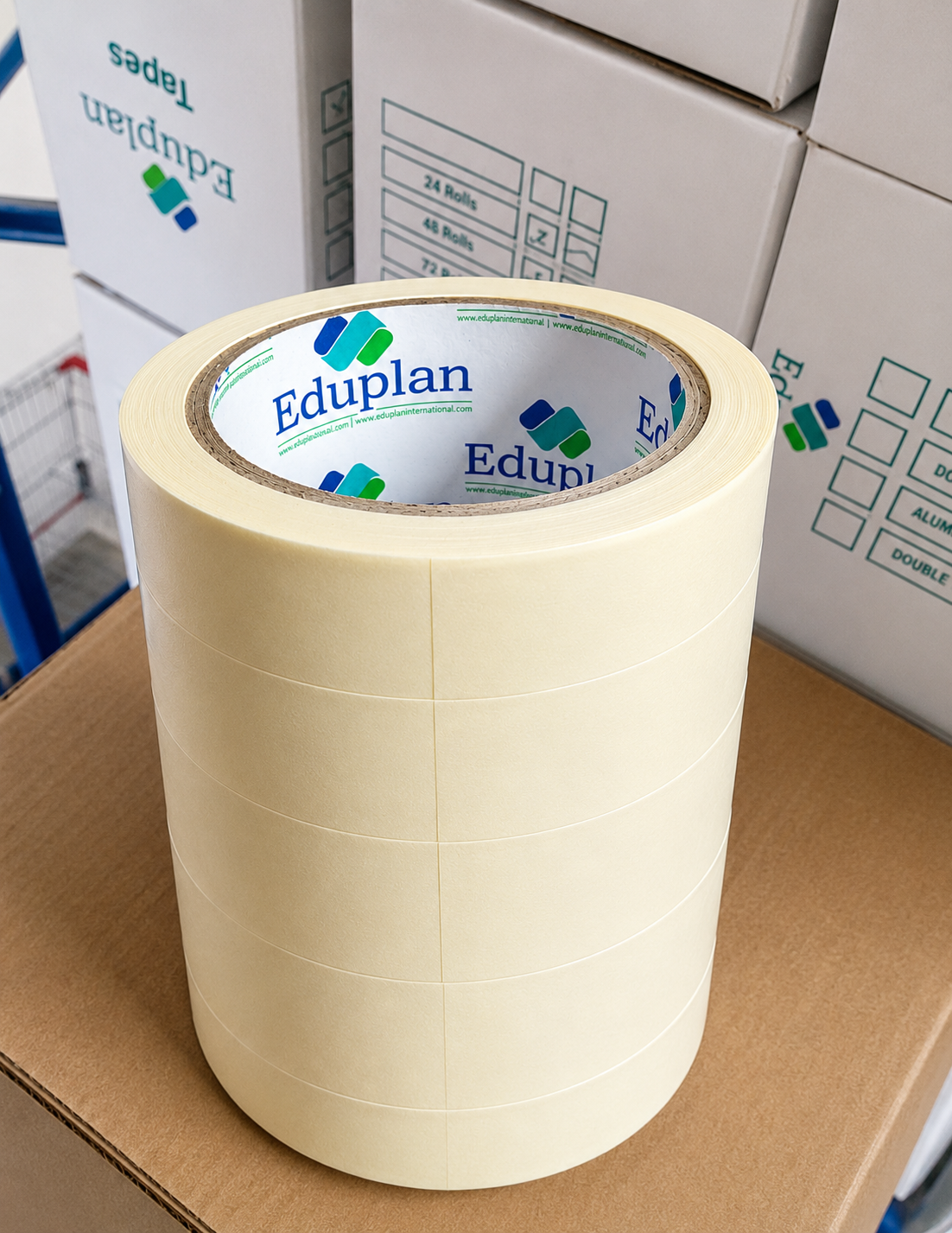 MASKING TAPE 2 INCH PAPER 50YD EDUPLAN