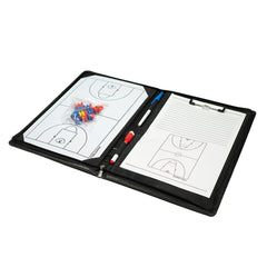 DS Coaching Pro Magnetic Folder - Basketball Black/White