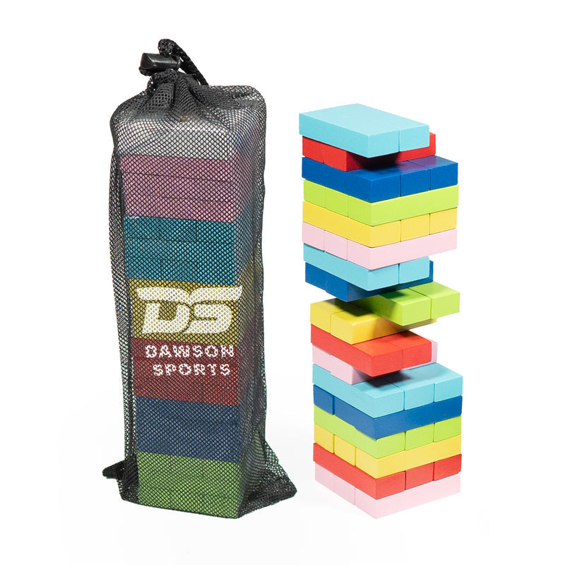 DS Wooden Coloured High Tower Game with Carry bag Multicolor