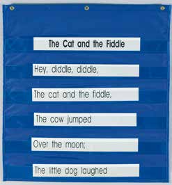 SCO MINI POCKET CHART BLUE 1PC -Min Qty 6