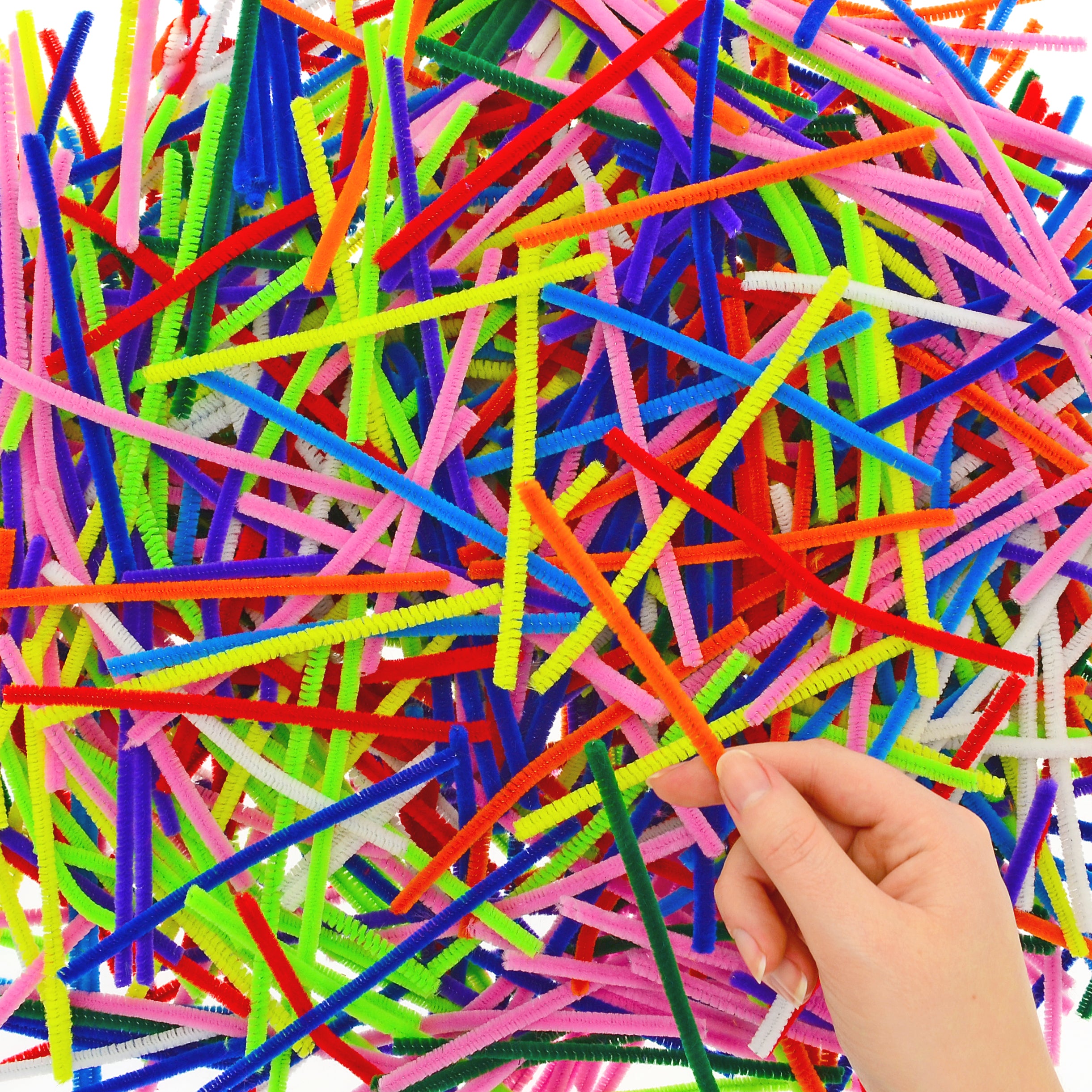 SCO PIPE CLEANERS STEMS ASSORTED 150MM 1000PCS -Min Qty 12