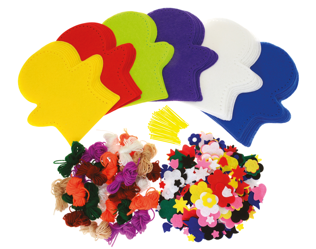 SCO FELT PUPPETS CLASSPACK 30PCS -Min Qty 1