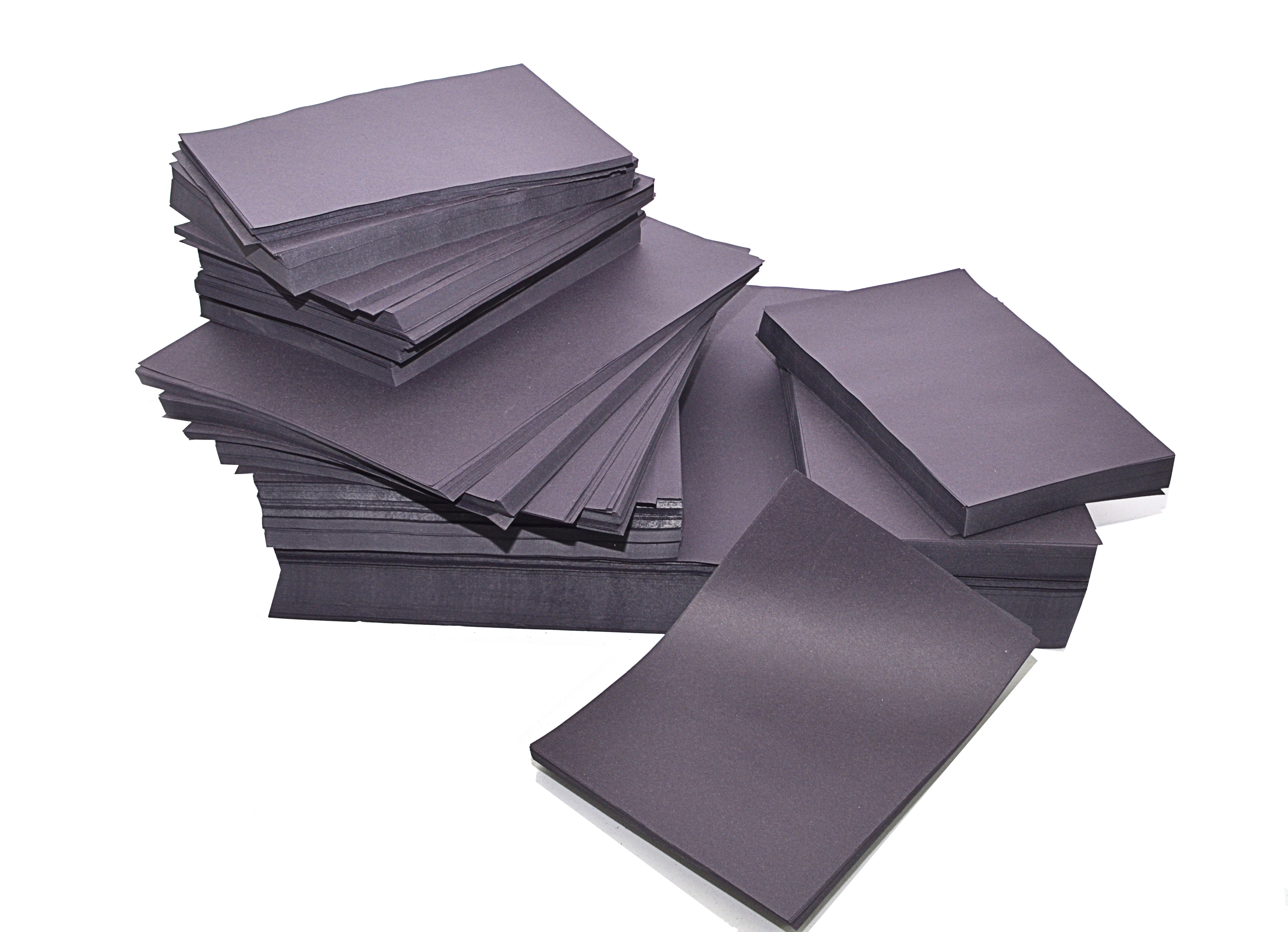 SCO SUGAR PAPER STACK BLACK A2 A3 A4 2750SH -Min Qty 1