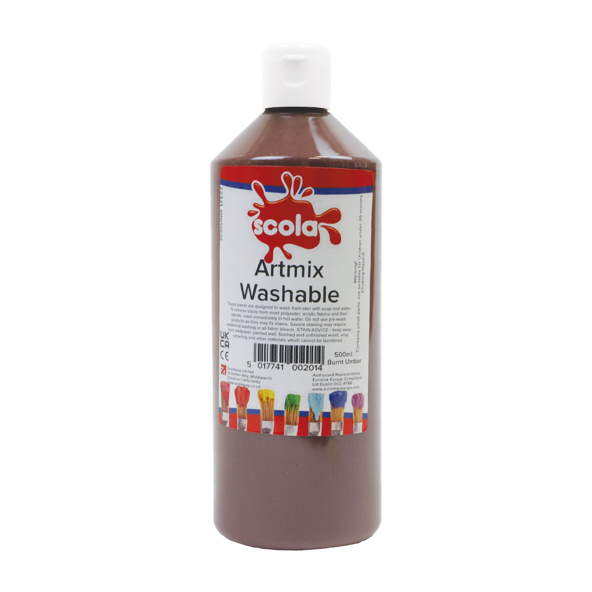 SCO WASHABLE READYMIX 5LT BURNT UMBER