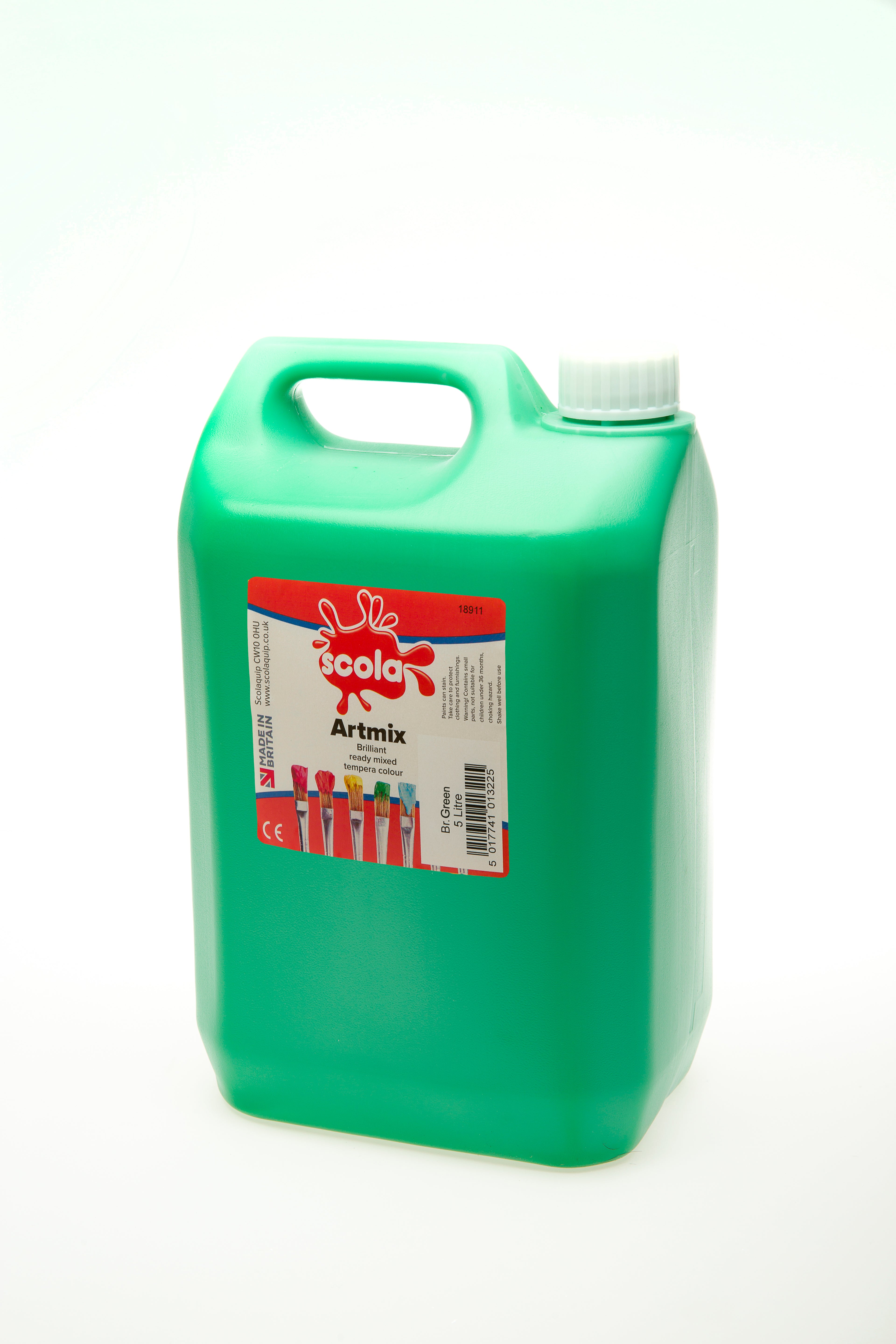 SCO WASHABLE READYMIX 5LT BRILLIANT GREEN
