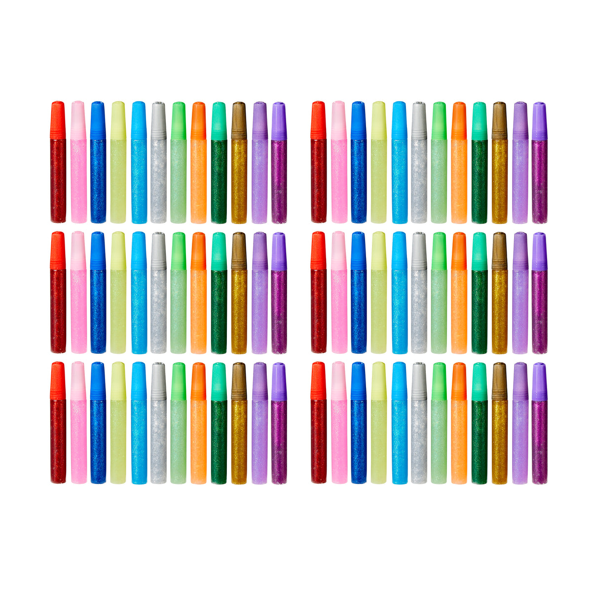 SCO GLITTER GLUE CLASSPACK ASSORTED 72PCS -Min Qty 3