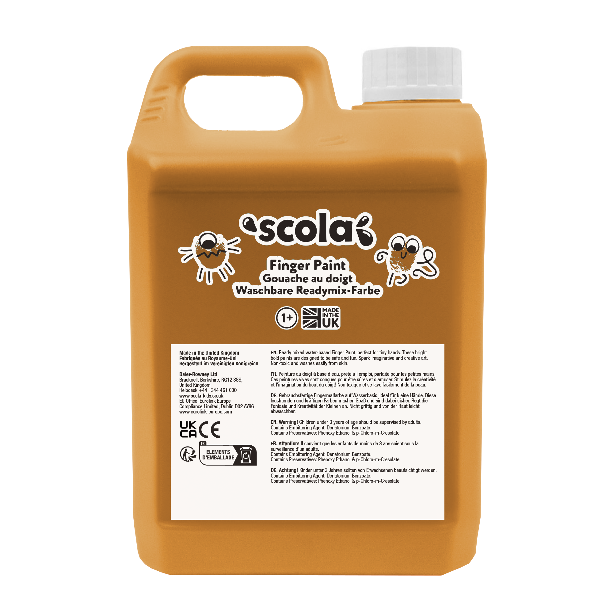 SCO FINGER PAINT 2L BURNT SIENNA