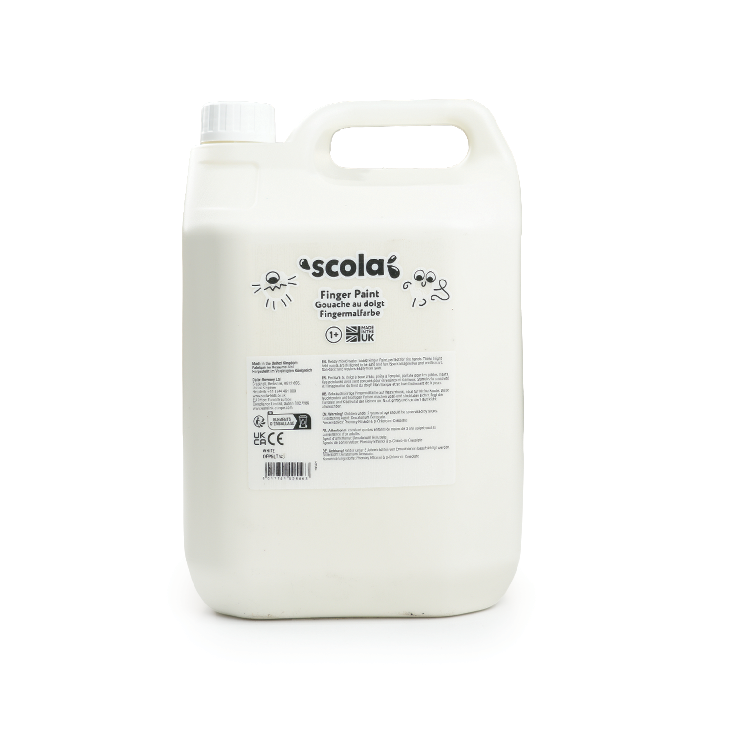 SCO FINGER PAINT 5L WHITE