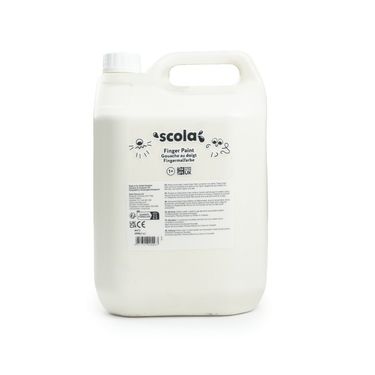 SCO FINGER PAINT 5L WHITE