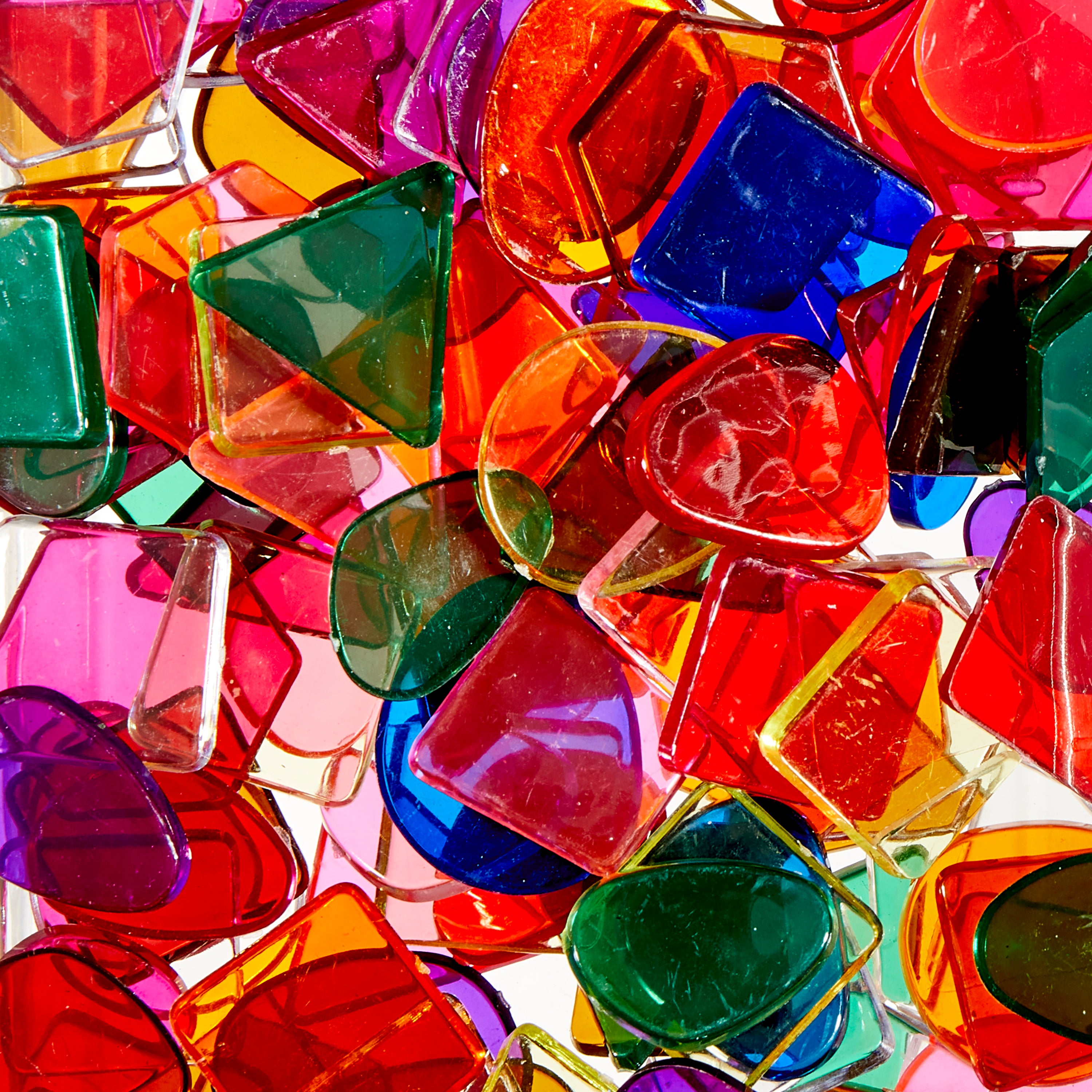 SCO MOSAIC TRANSLUCENT TILES ASSORTED 500G -Min Qty 6