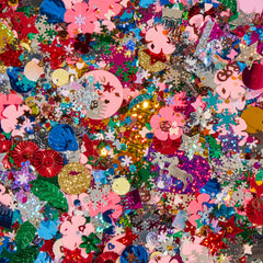 SCO SEQUINS BAG OF ASSORTED 500G -Min Qty 6