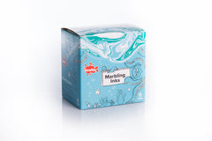 SCOLA MARBLING INK ASSORTED COLOURS 25ML 6PCS