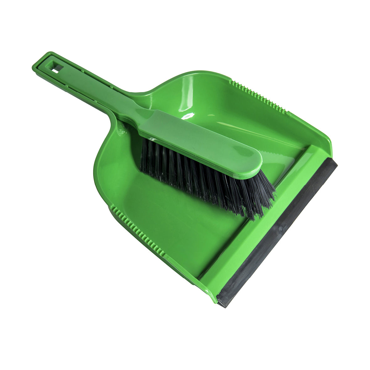 Soft Dustpan & Brush Set - Green