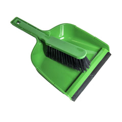 Soft Dustpan & Brush Set - Green