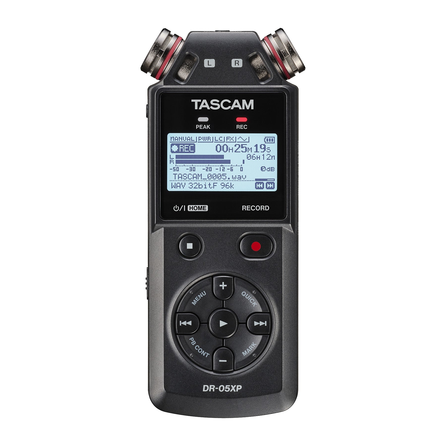 Tascam DR-05XP handheld stereo recorder