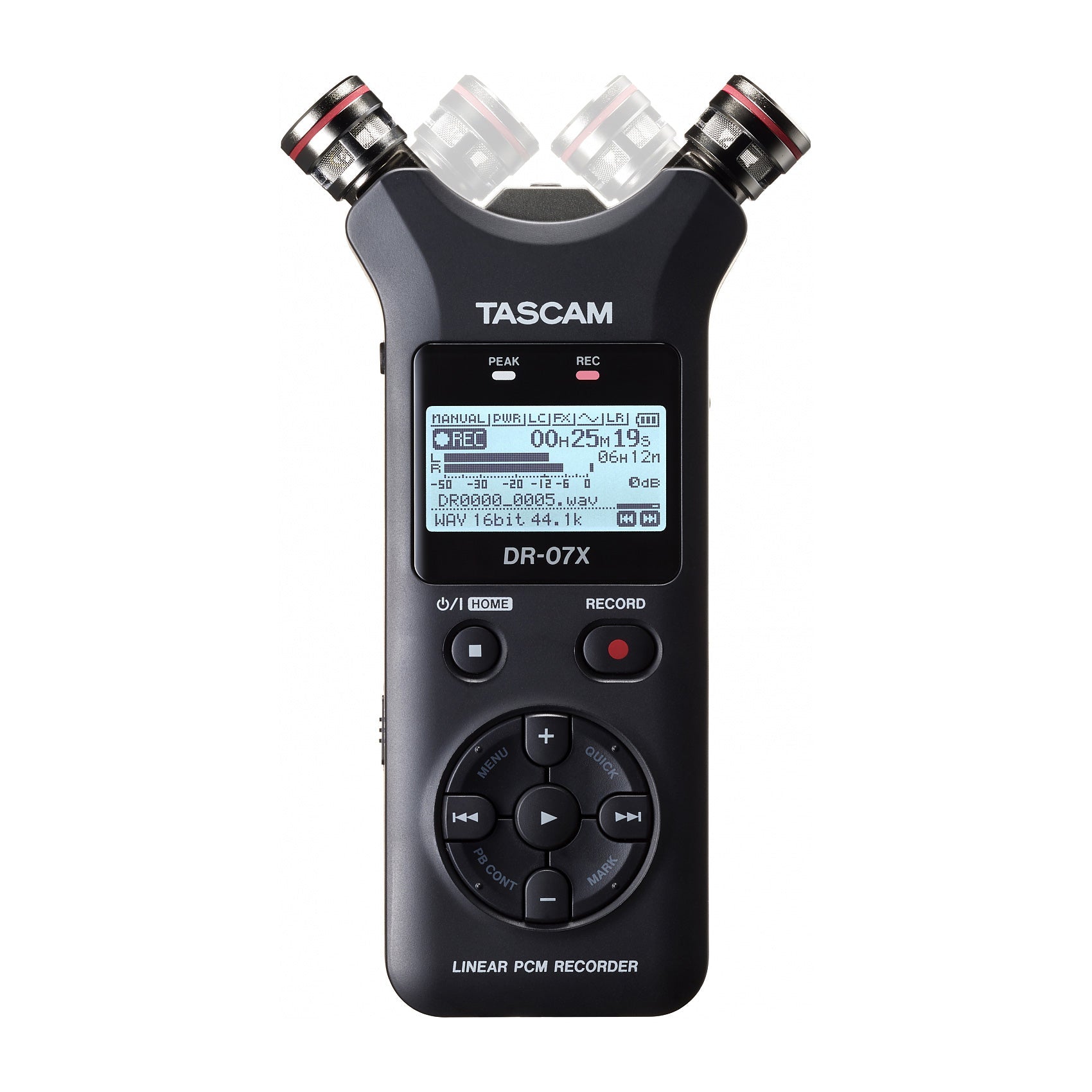 Tascam DR07X Stereo Handheld Audio Recorder