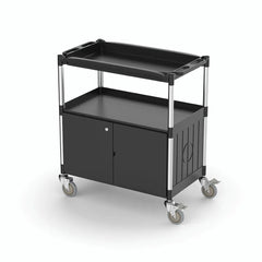 DuraLab Laboratory Trolley Small - 1 Deep Shelf with Lockable Compartment