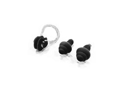DS Swim Silicone Soft Ear Plugs & Nose Clip - Black