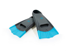 DS Speed Fins Gray/Aqua - UK 5-7
