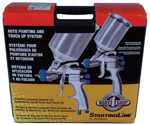 SPRAY GUN TOUCH UP SET HVLP 1.3 AND 1.0 DV802342