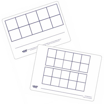 Dry Erase Pupils A5 Ten Frames , pack of 30