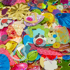SCO SEQUINS BAG OF ASSORTED 230G -Min Qty 12