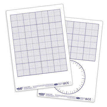 Dry Erase Graph Boards A4 , pack of 30