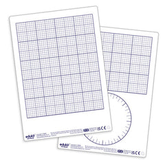 Dry Erase Graph Boards A4 , pack of 30