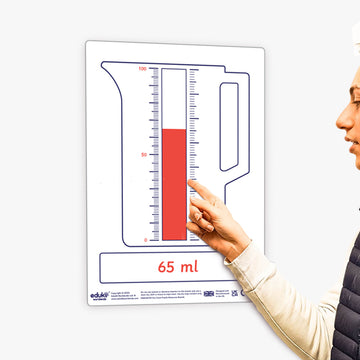 Dry Erase Teachers A3 Measures Board , each