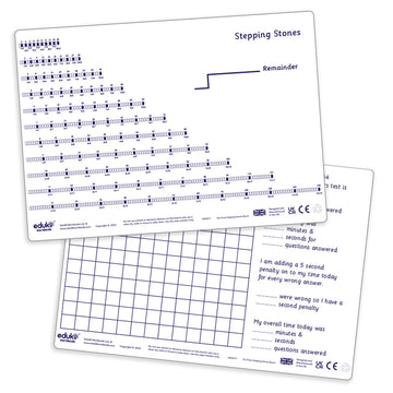 Dry Erase Stepping stones Pupils Boards , pack of 30