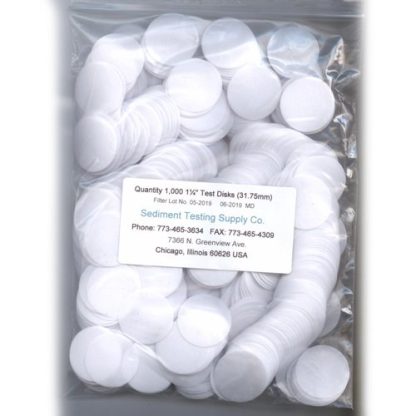 Sediment Test Discs 1.25 inch (white) - 1000pcs