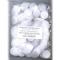 Sediment Test Discs 1.25 inch (white) - 1000pcs