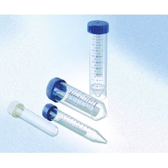 Centrifuge Tubes, PP, Conical Bottom, 15ml, 17x120mm (Pack 500)