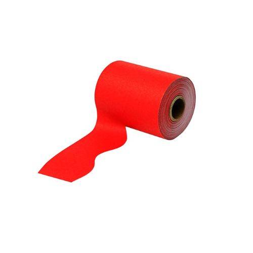 SCO DECORATIVE BORDER ROLL SELF ADHESIVE 57MMX15M PLAIN RED -Min Qty 1
