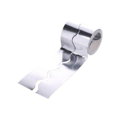 SCO DECORATIVE BORDER ROLL SELF ADHESIVE 57MMX15M PLAIN SILVER -Min Qty 1