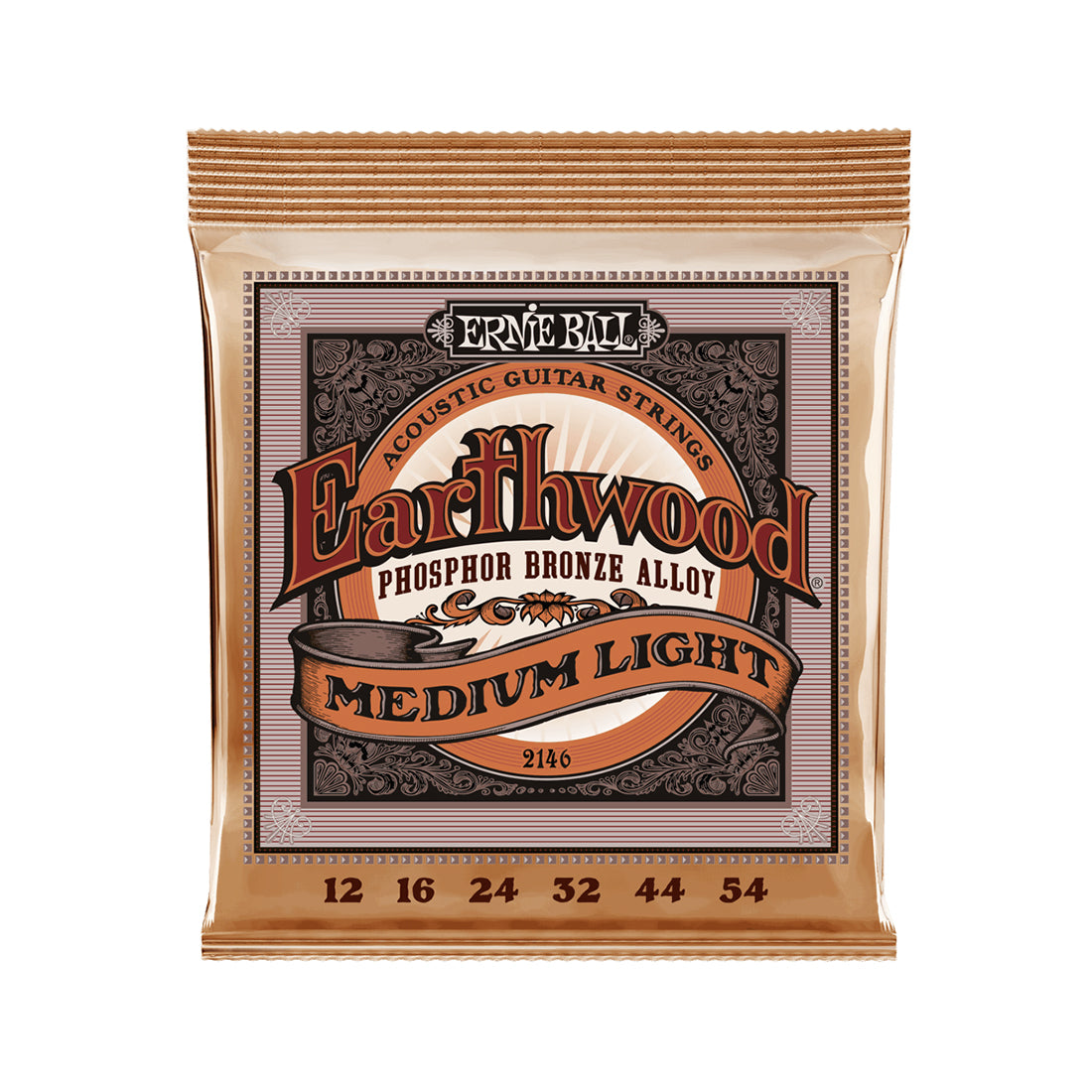 Ernie Ball Earthwood phosphor bronze acoustic guitar strings
