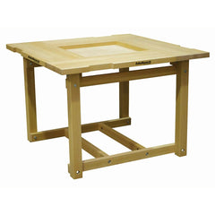 Edubench Four Station Bench - Beech 1200 x 1200 x 840mm