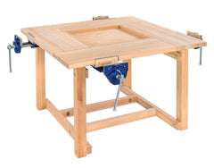 Edubench Traditional 4 Station Bench with 4x 7" Plain Screw Vices