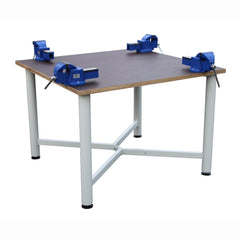 Edubench Phenolic 4 Station, Metal Frame with vices