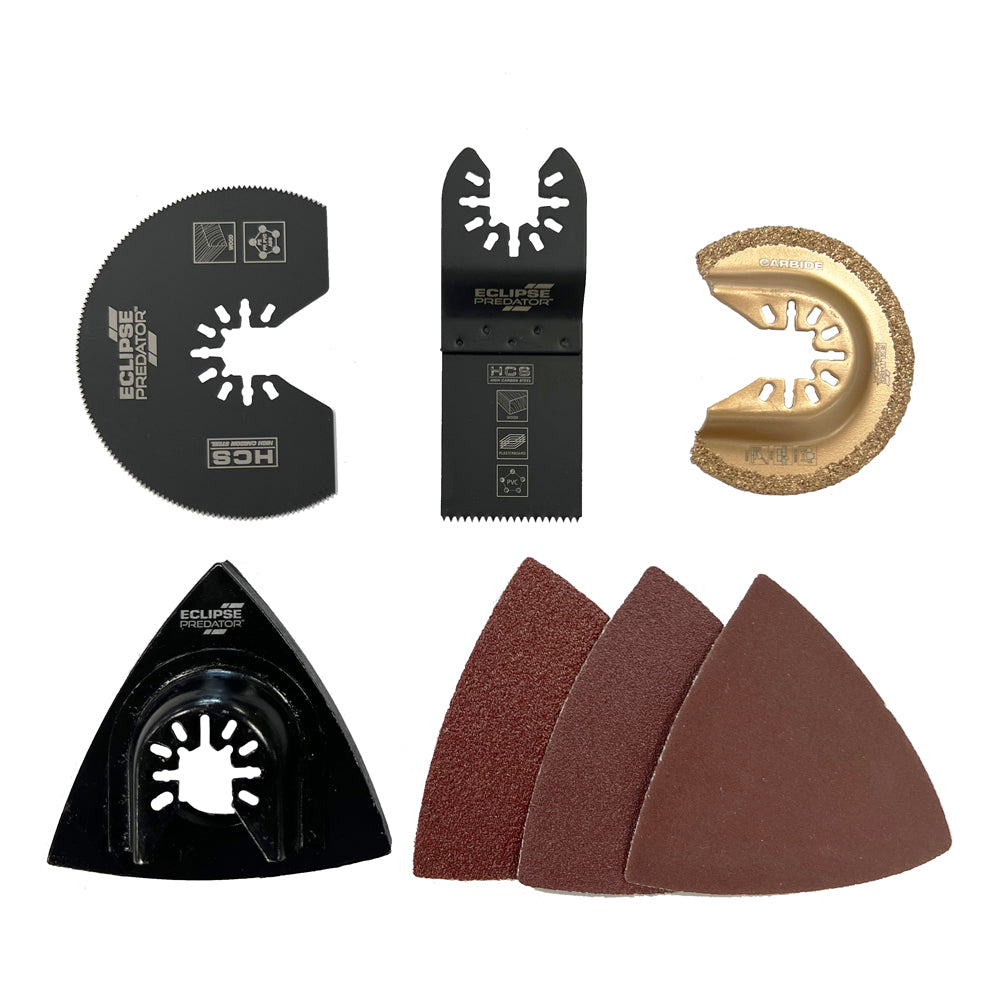 Eclipse Predator Multi-Tool Blade & Sanding Set