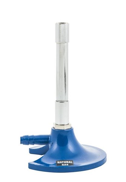 Bunsen Burner, Natural Gas, 145mm Height, 13mm Dia - Edulab (Each)