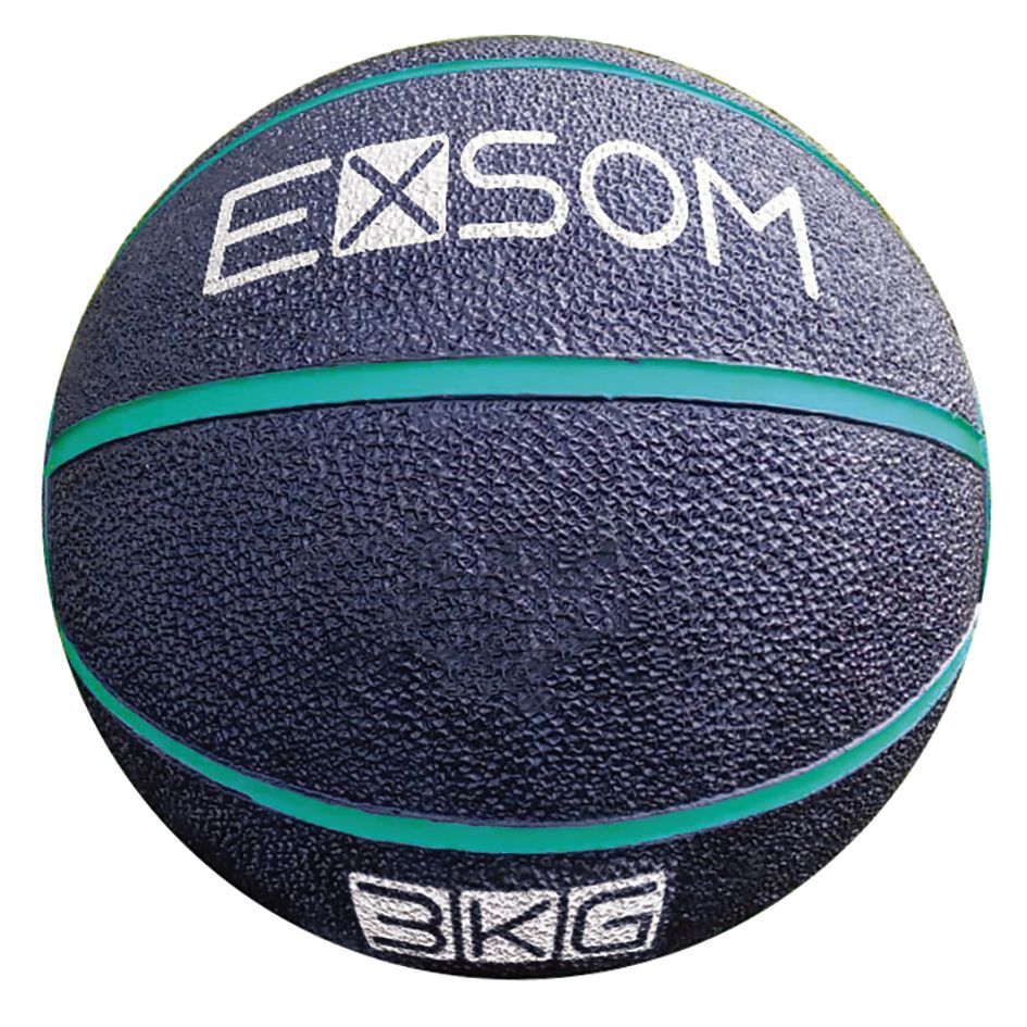 EXSOM RUBBER MEDICINE BALL 3KG