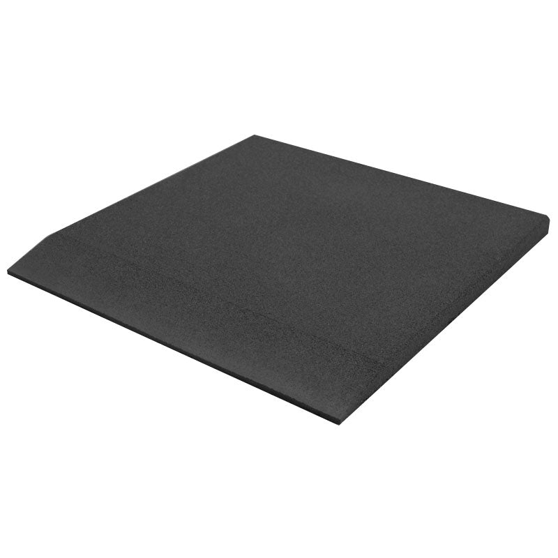 JORDAN ACTIV FLOORING RAMP EDGE 500 X 500 X 30MM, BLACK