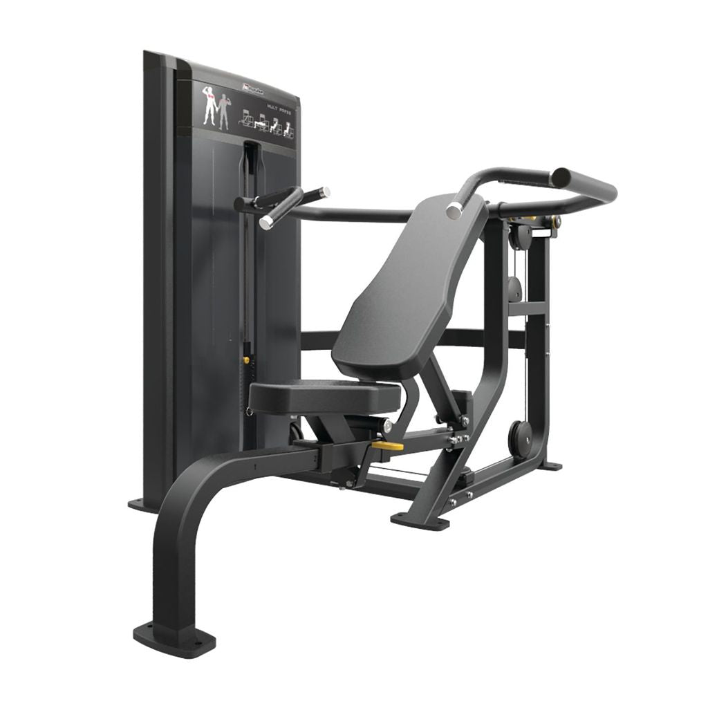 IMPULSE IF93 MULTI PRESS WITH 235LB WEIGHT STACK BLACK