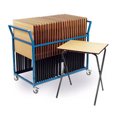 Monarch \'Exam Pack\' set of 25 exam desks with trolley