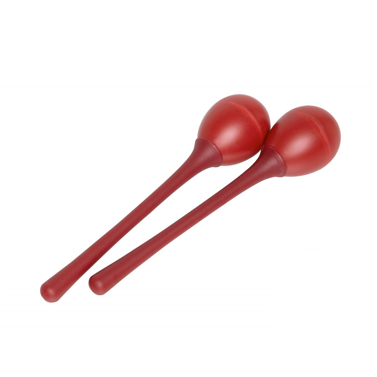 Stagg egg shakers pair with long handles - Red