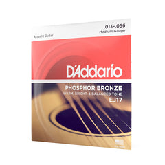 D\'Addario Phosphor Bronze Acoustic Guitar String Set - Medium