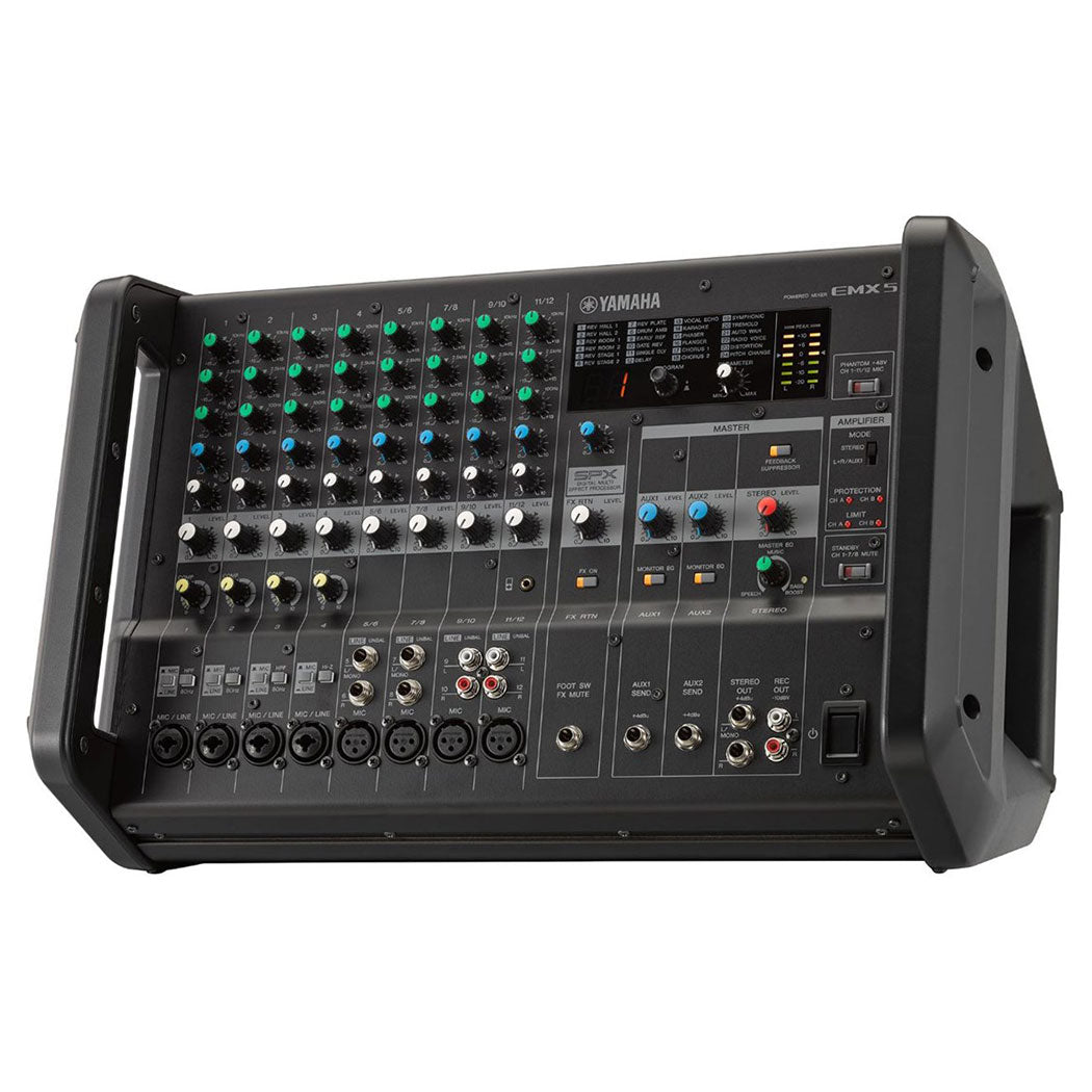 Yamaha EMX5 powered analogue mixer - 12 channels