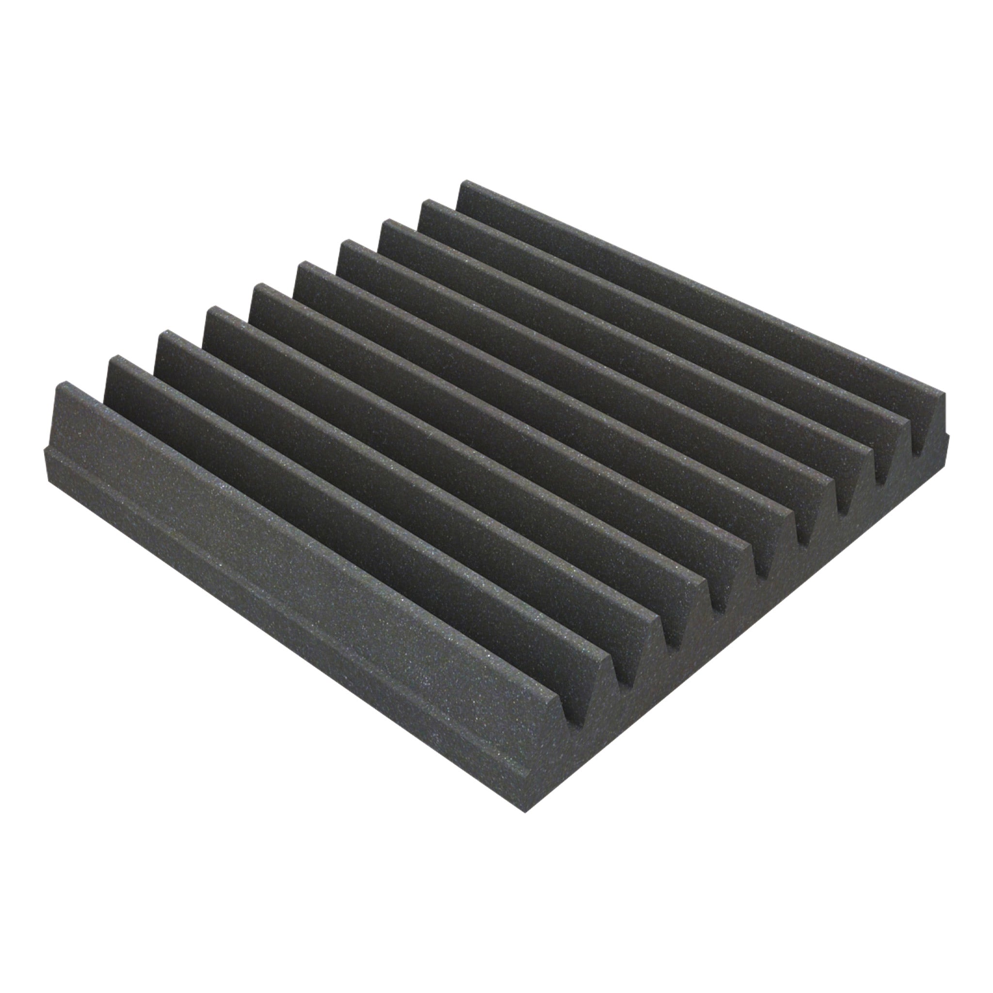 EQ acoustics 60cm foam acoustic tile pack of 8 - Charcoal grey