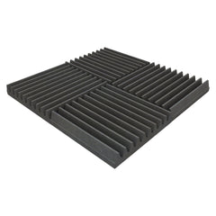 EQ acoustics 60cm foam acoustic tile pack of 8 - Charcoal grey